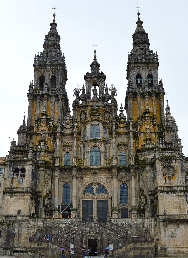 Kathedrale von Santiago de Compostela in Galicien, Spanien