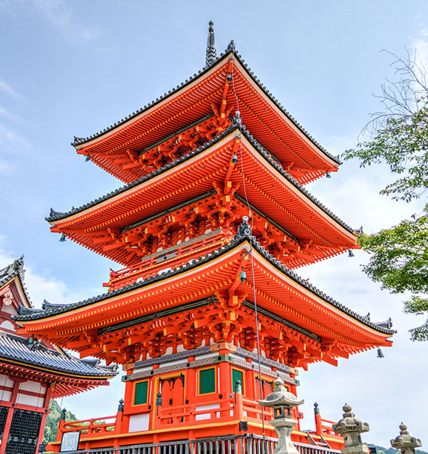 Sensō-Ji Tempel in Kyoto, Japan