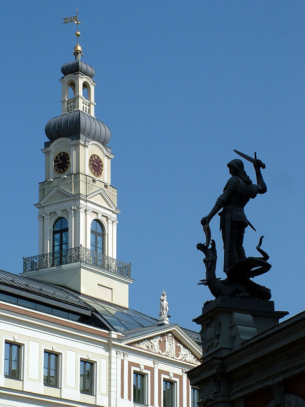 Rathaus in Riga, Lettland